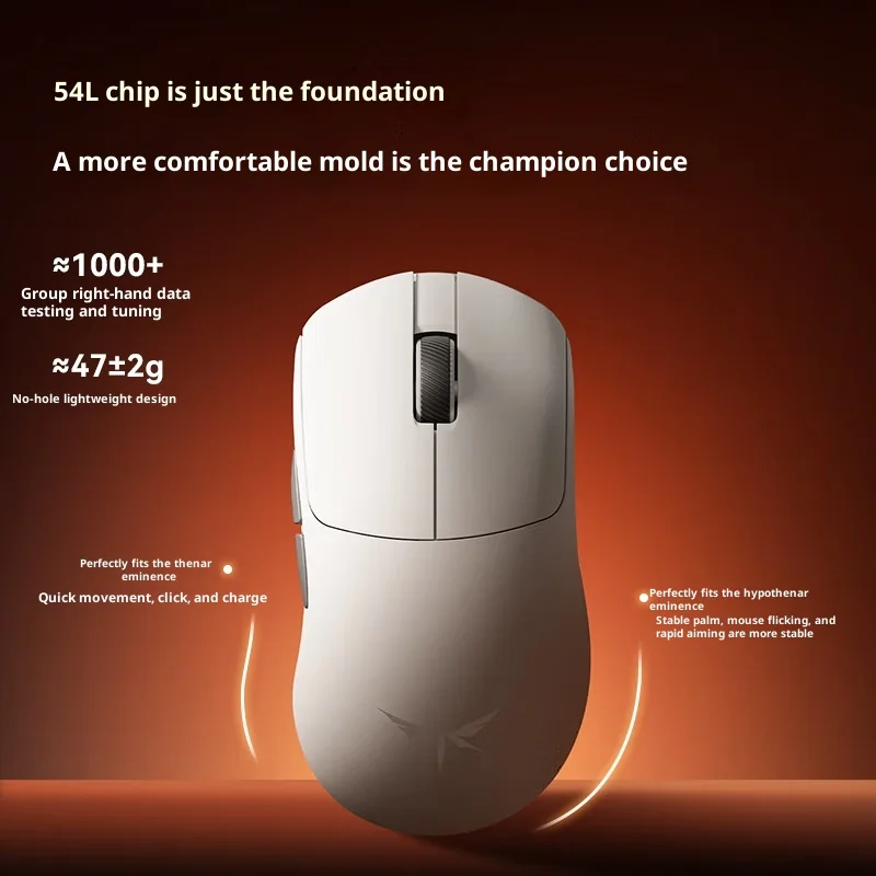 VGN Dragonfly Y2 Master+ Bluetooth Wireless Mouse PAW3950 Extreme 8k 500mAh Battery Optical Micro Switch Ergonomic Gaming Mouses
