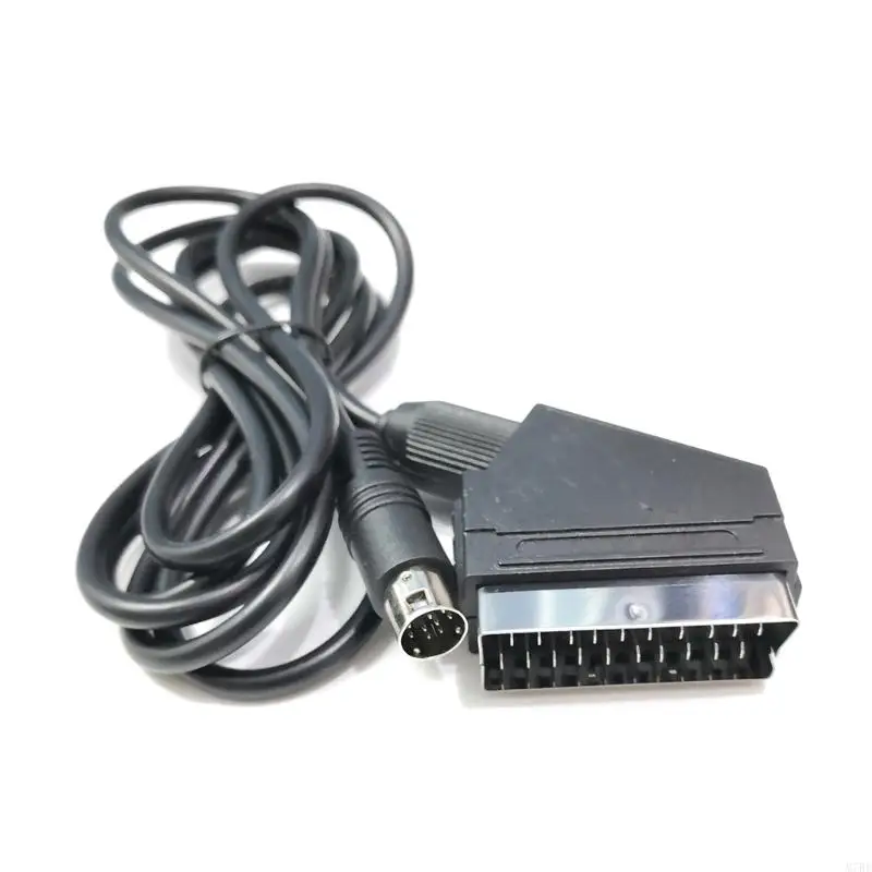 

1.8m RGB/RGBS SCART OFC Adapter Cable for SEGA MD2 Game Console RGB Scart Cable 9pin V Pin /C Pin Console Retro Gaming