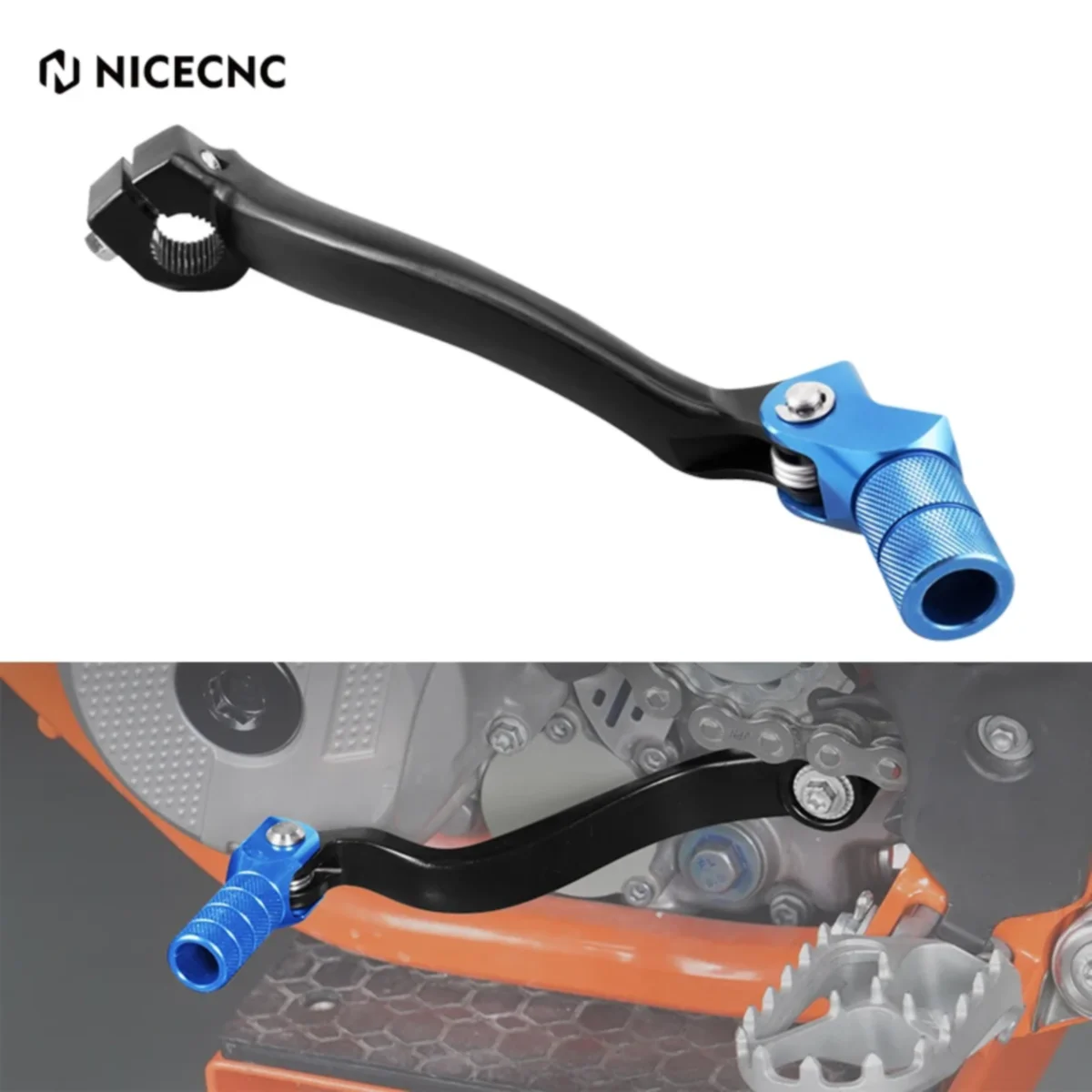 

NICECNC For Yamaha YZ250F YZ450F 2014-2023 YZ450FX WR450F 2016-2023 YZ250FX WR250F 2020-2023 YZF WRF Forged Aluminum Shift Lever