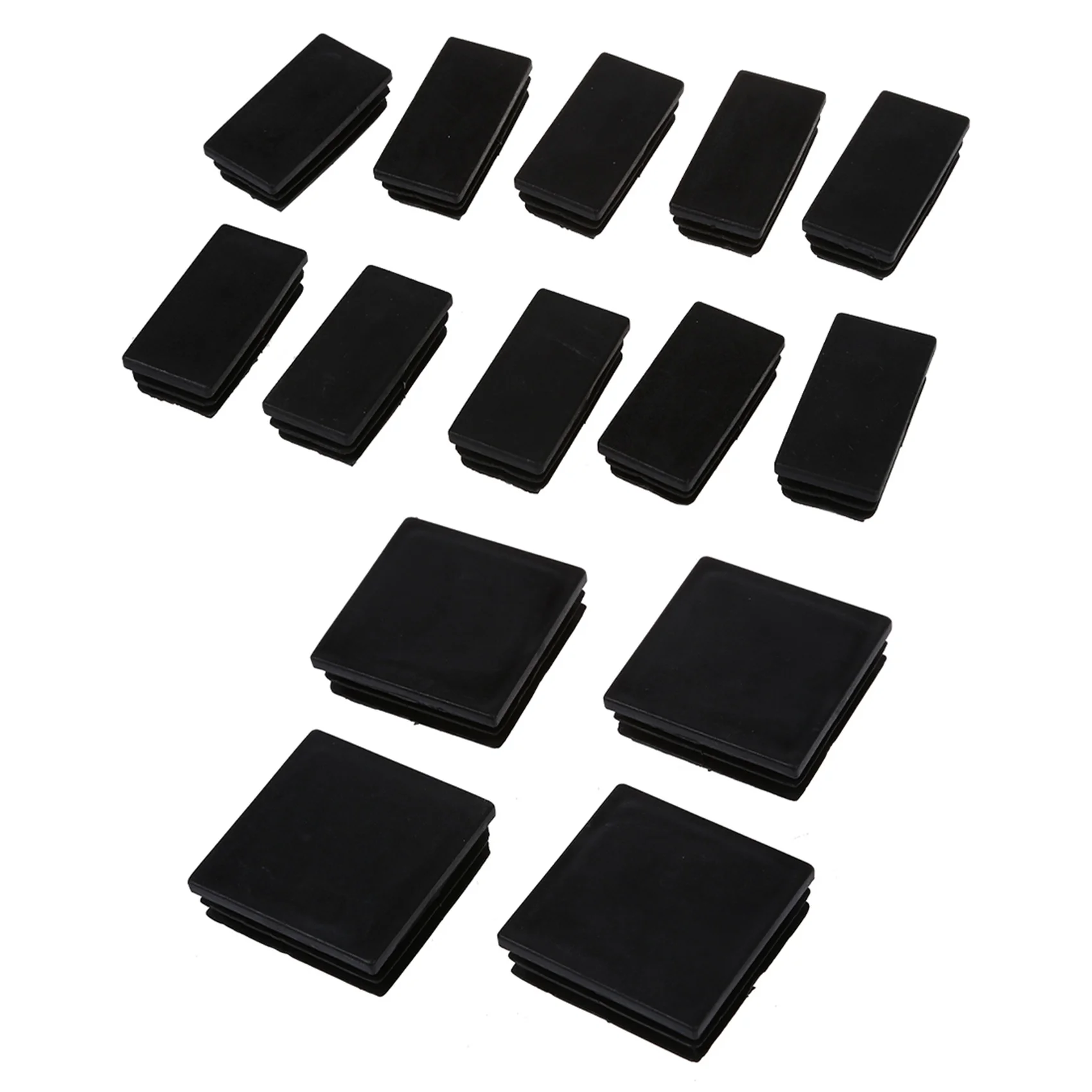 

BAAG-10 шт. прямоугольные вставки для трубок, торцевая заглушка 25X50 мм и 4X пластиковая квадратная вставка для трубок, заглушки, торцевые заглушки 50 мм