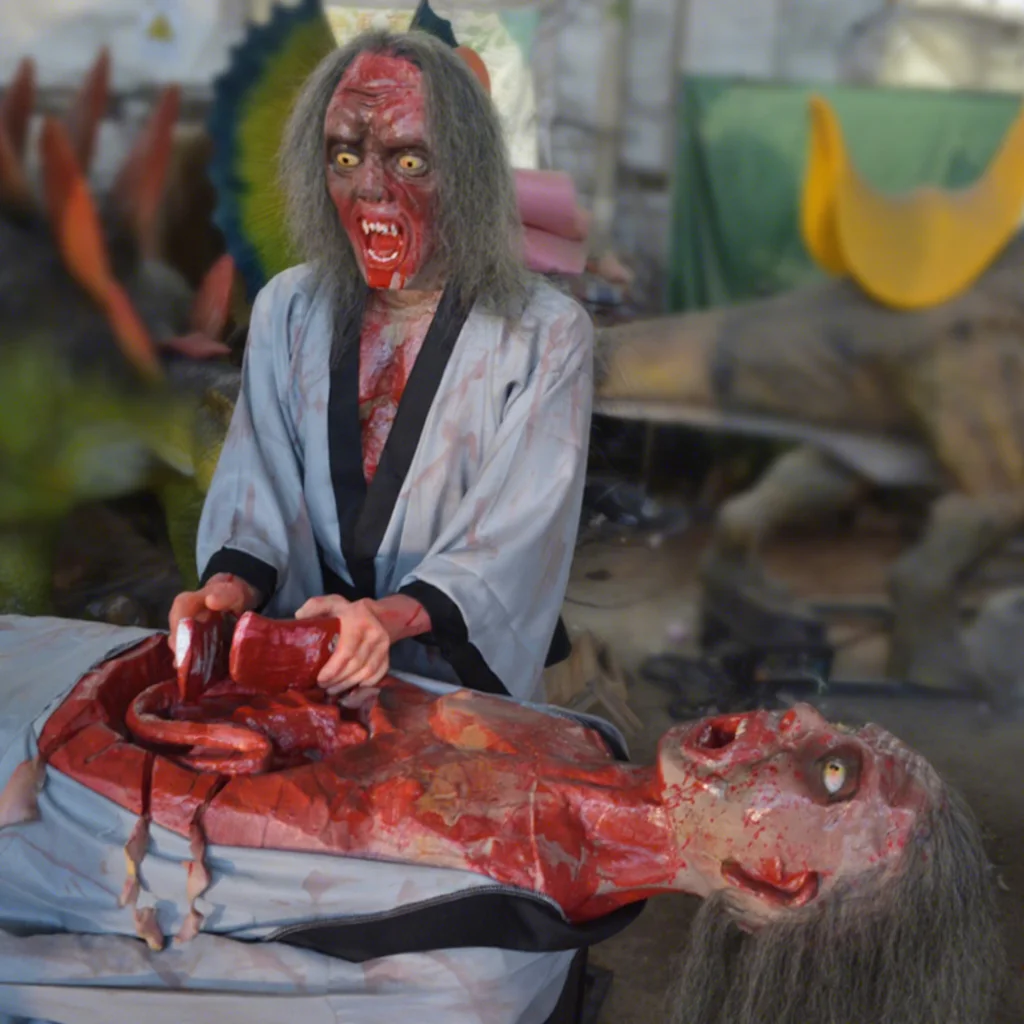 ATV&UTVLife Size Haunted House Props Halloween Animatronics Scary Ghost Model Decorations Other Amusement Park Products