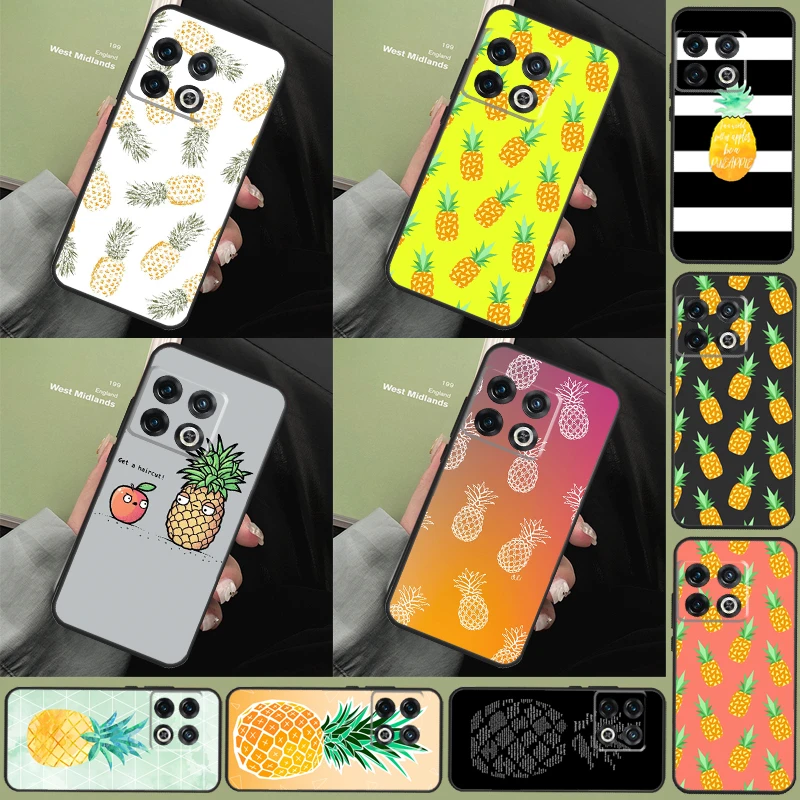 Summer Fruit Pineapple Case For OnePlus 11 8 9 10 Pro 8T 9R 9RT 10T Cover For OnePlus Nord 3 2T CE 2 Lite N10 N20