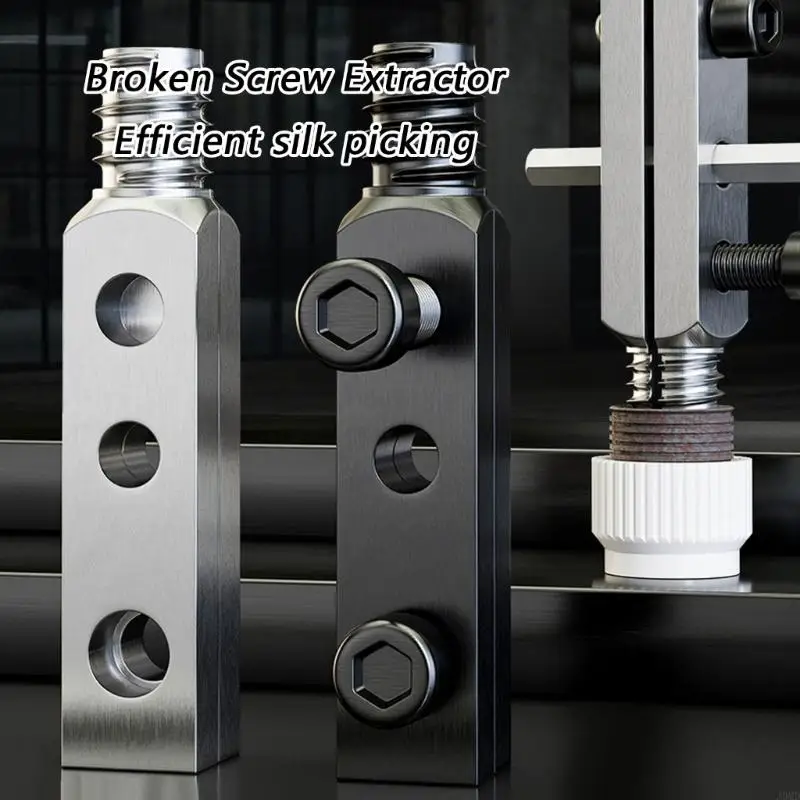 Easy To Use Professional Grade Broken Bolt Screw Removal Tool For Plumbing Repairs On 4 And 6 Inch Pipe Crafted From Steel JOMD