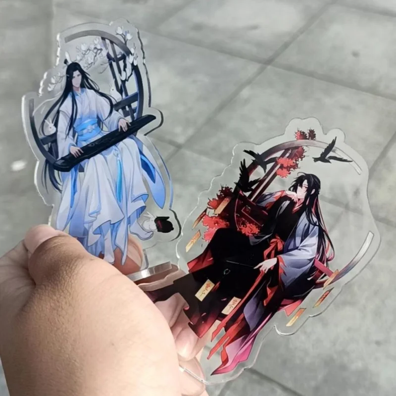 O grandmaster do cultivo demoníaco anime pintura em torno da decoração acrílica wei wuxian lan wangji máquina acg suporte