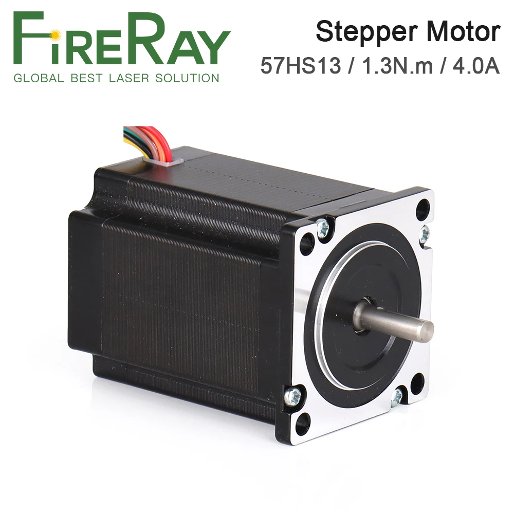 FireRay Leadshine 57HS13 Nema23 2Phase 8-Lead Stepper Motor 1.4N.m 4.0A for 3D Printer Co2 Laser Cutting and Engraving Machine