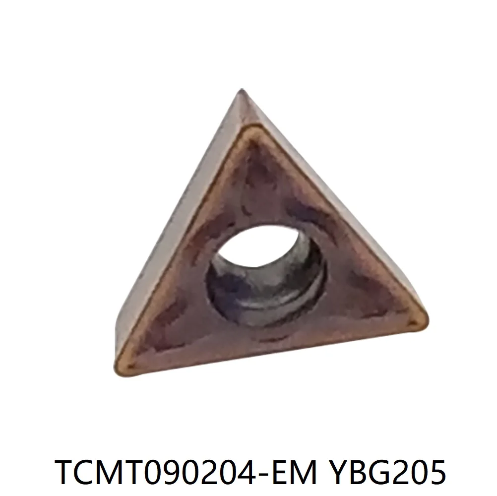 

ZCC TCMT 090204 CNC Inserts TCMT090204-EM YBG202 YBG205 Coated Cemented Carbide Turning tools Processing：Steel，stainless steel