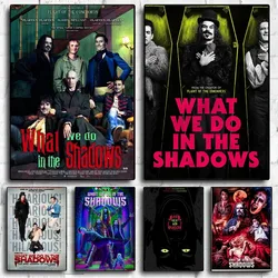 Movie Poster for Wall What We Do in the Shadows Poster No Framed Kraft Club Bar Paper Vintage Wall Painting Bedroom Study