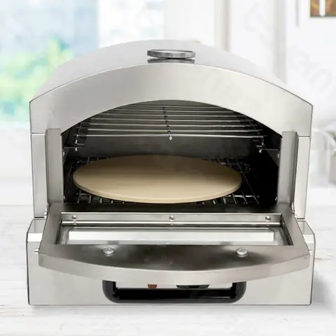 Italy Pizza Baking Equipment 12 16 Inch Mini Portable Electric Gas Pizza Oven for Home Outdoor Camping