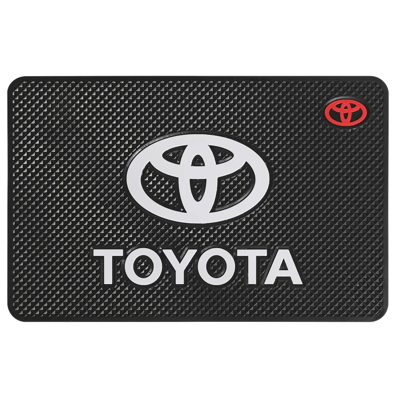 สําหรับ Toyota Corolla Rav4 Auris Camry Yaris Prius Prado CHR Avensis Avalon Tundra รถ Anti SLIP MAT ผู้ถือโทรศัพท์ Pad Non-SLIP MAT