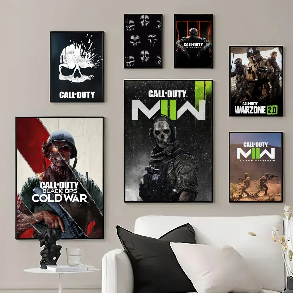 c-call of d-duty game  Poster Prints Wall Pictures Living Room Home Decoration