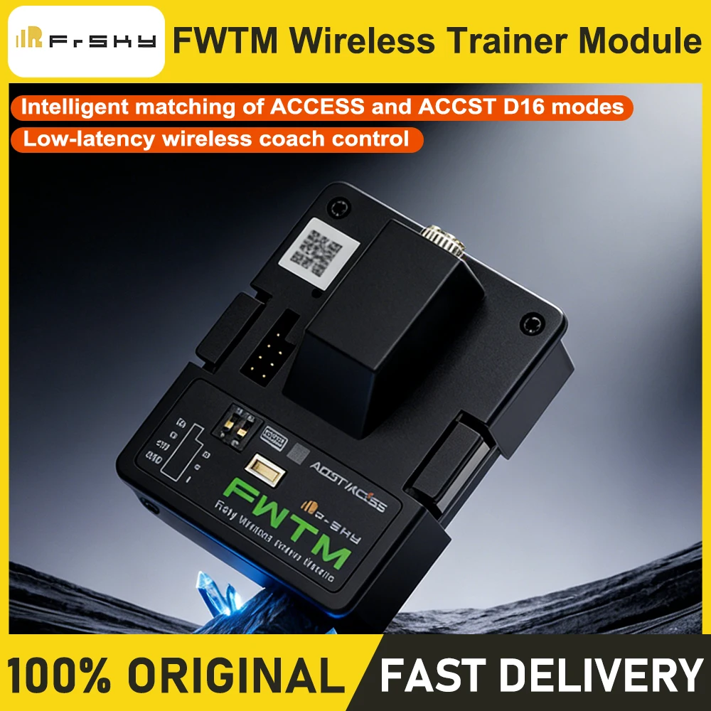 FrSky FWTM Wireless Trainer Module 2.4GHz Smart-Matched 6-15V ACCESS ACCST D16 Modes FPV Drone Racing Component