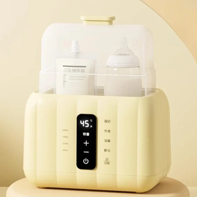 Automatische melkverwarmer, babymmoedermelkverwarmer, intelligente warmtebehoud en ontdooien, steriliseren en verwarmen 2 in 1