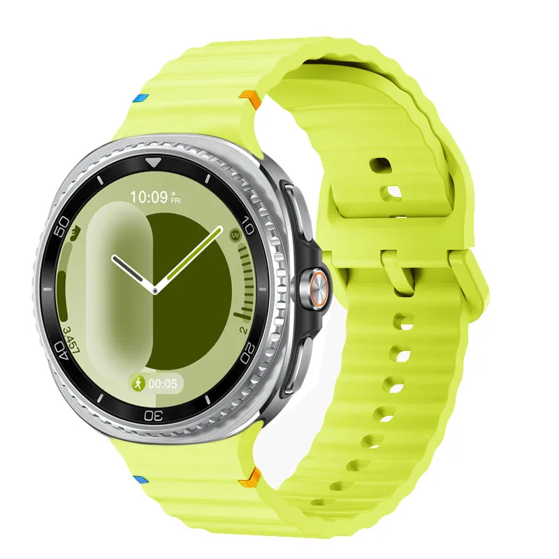 Correa de silicona para Samsung Galaxy Watch 8 Classic 46mm pulsera deportiva Original para Galaxy Watch 8 44mm 40mm correa de reloj