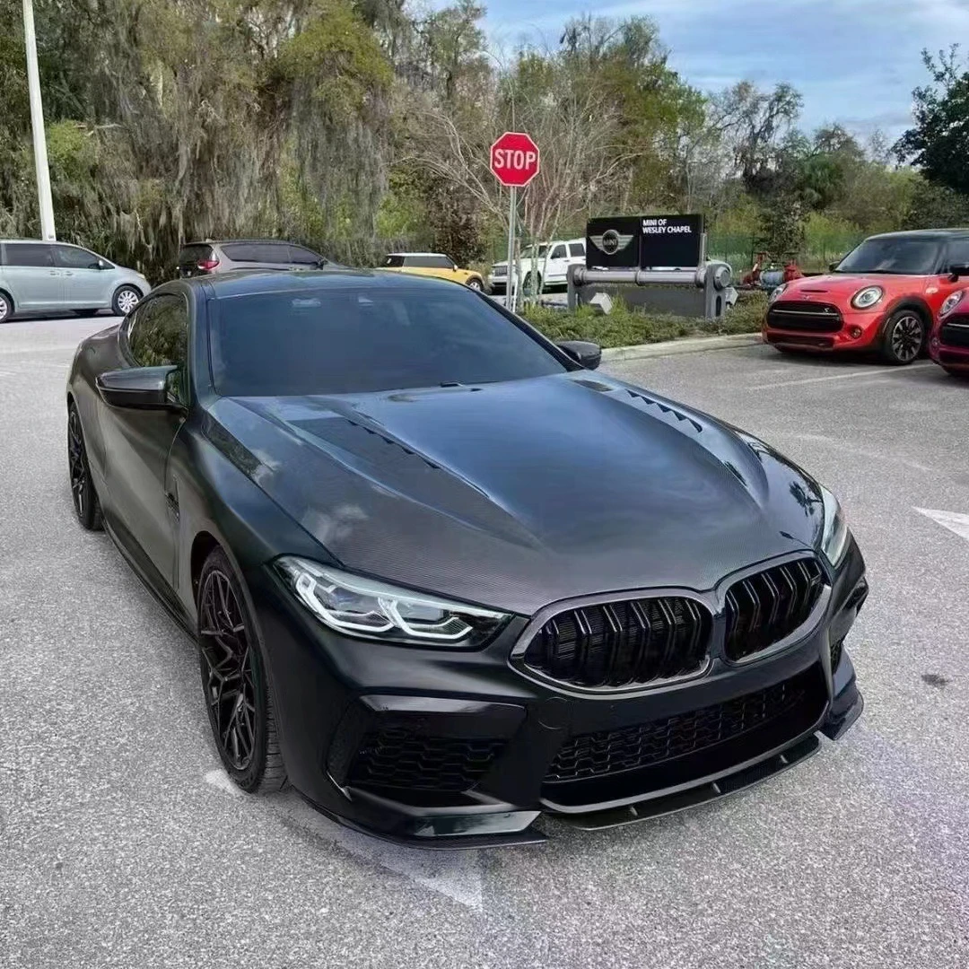 Suitable for 8 series G14 G15 G16 840i modified carbon fiber hood side trend M8 hood