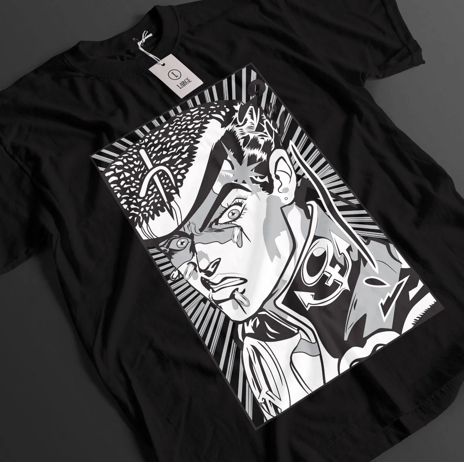 Jojo's Bizarre Adventure T-Shirt Jotaro Tshirt Dio Joseph Shirt Giorno Anime Tee