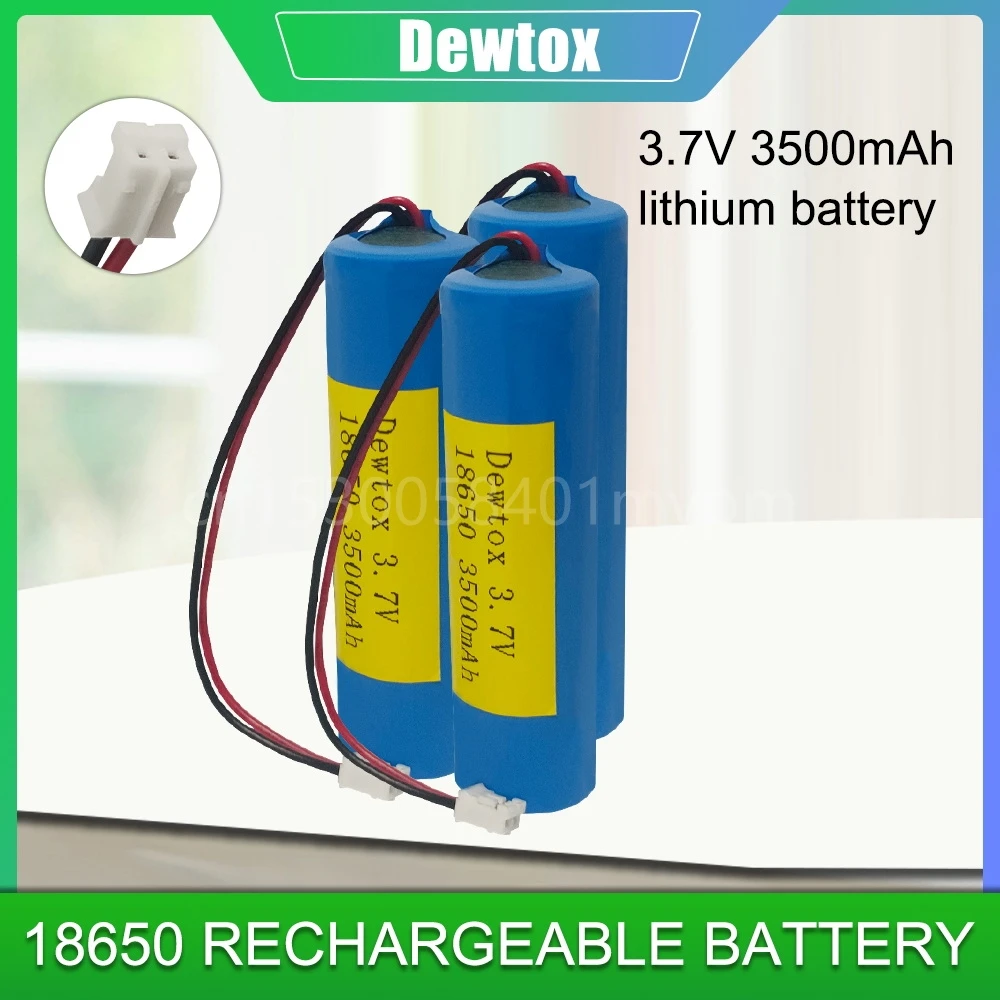 3,7 V wiederauf ladbarer Lithium-Akku 3500 4,2 mAh LED-Licht Bluetooth-Lautsprecher 2,54 V Notfall-DIY-Batterien xh-2p Stecker