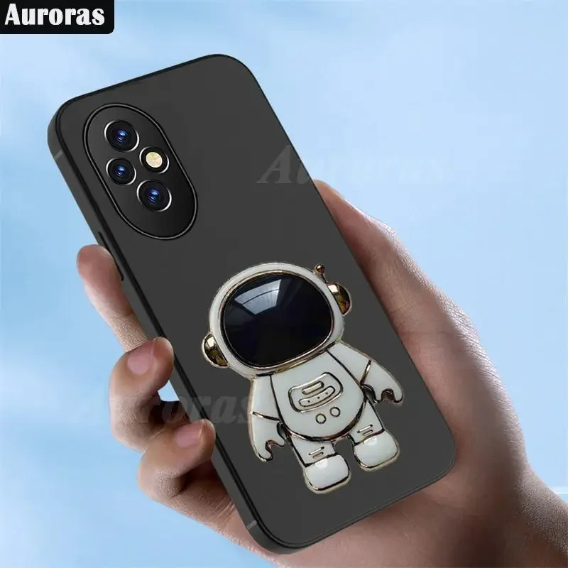 

Skinlee For Honor 200 Pro Case Astronaut Stand Bracket Silicone Shockproof TPU Cover For Honor 200 Lite 200 pro Back Casing