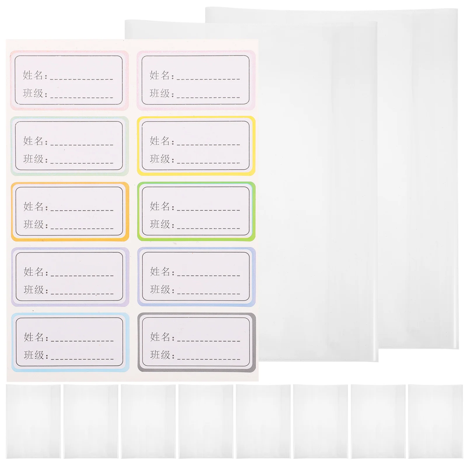 Book DIY Props Student Gifts Self-adhesive Cover Textbook Protective Covers Transparent