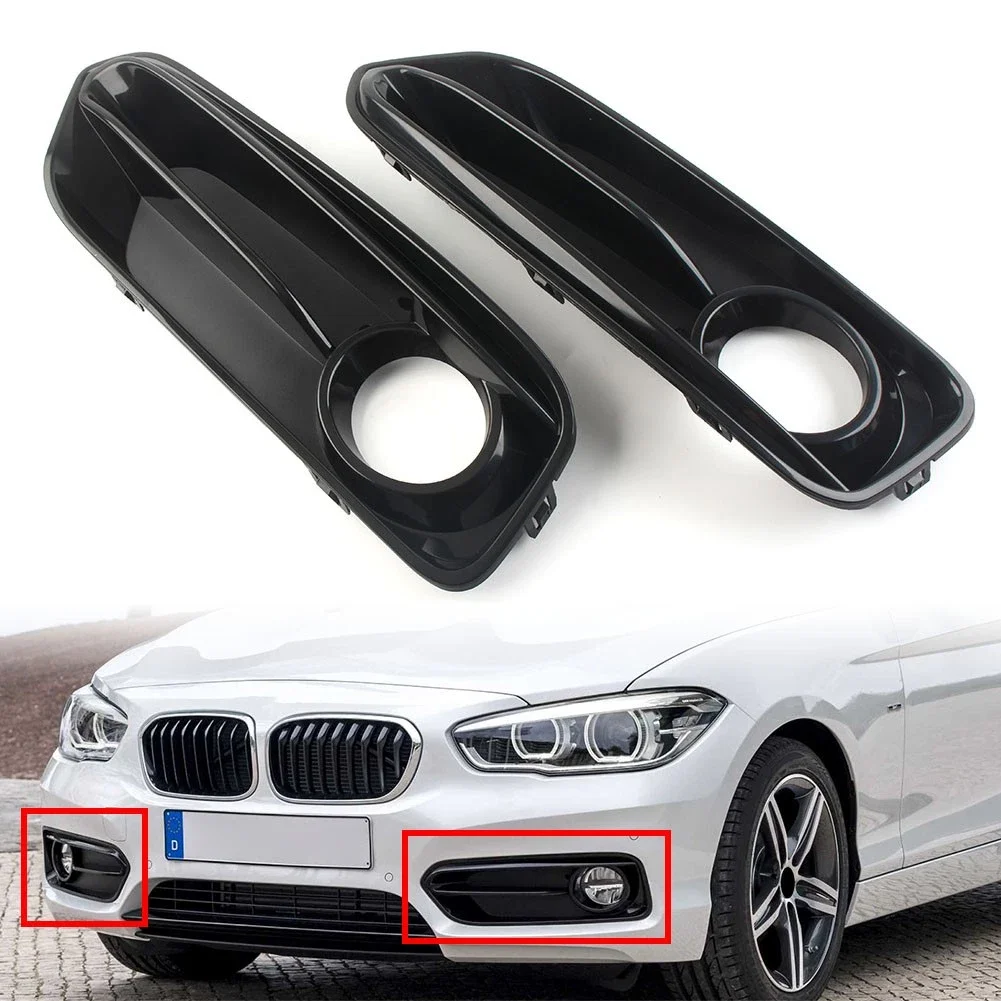 

For BMW 1 Series F20 F21 LCI Sport 2014 - 2019 51117371667 51117371668 Car Front Bumper Fog Light Grille Cover