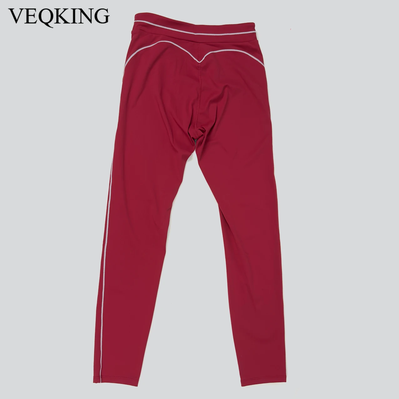

VEQKING Fall High Waist Women Yoga Pants Quick Dry Sports Legging Color Contrast Gym Fitness Tights Sexy Line Workout Warm Pants