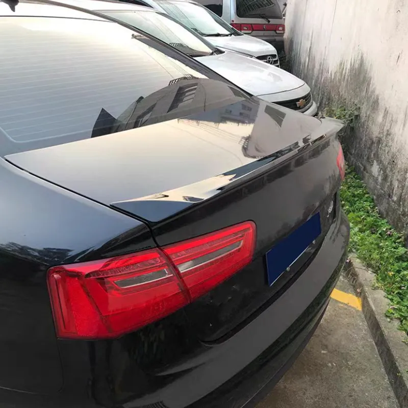 For 2012-2018 Audi A6 C7 High Quality ABS Plastic Car Rear Trunk Lid Spoiler Wing Exterior Tuning Accessories Part - Image 2