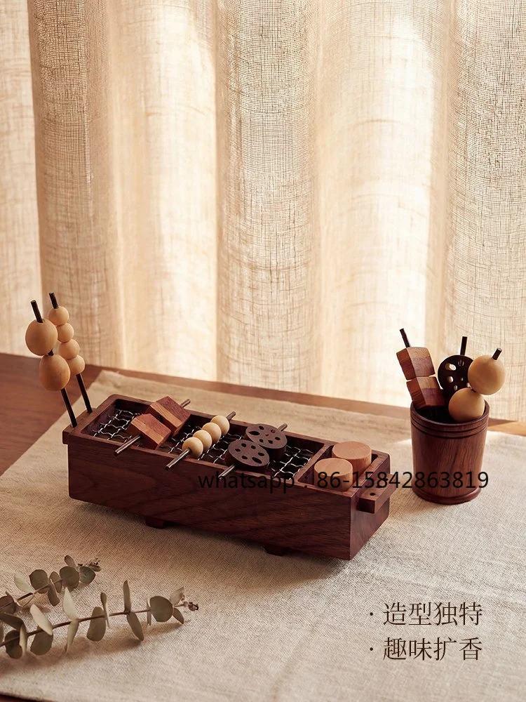 Late Night Canteen Diffuser, Creative Fireless Aromatherapy Diffuser Wood, Indoor Bedroom Tabletop Ornament