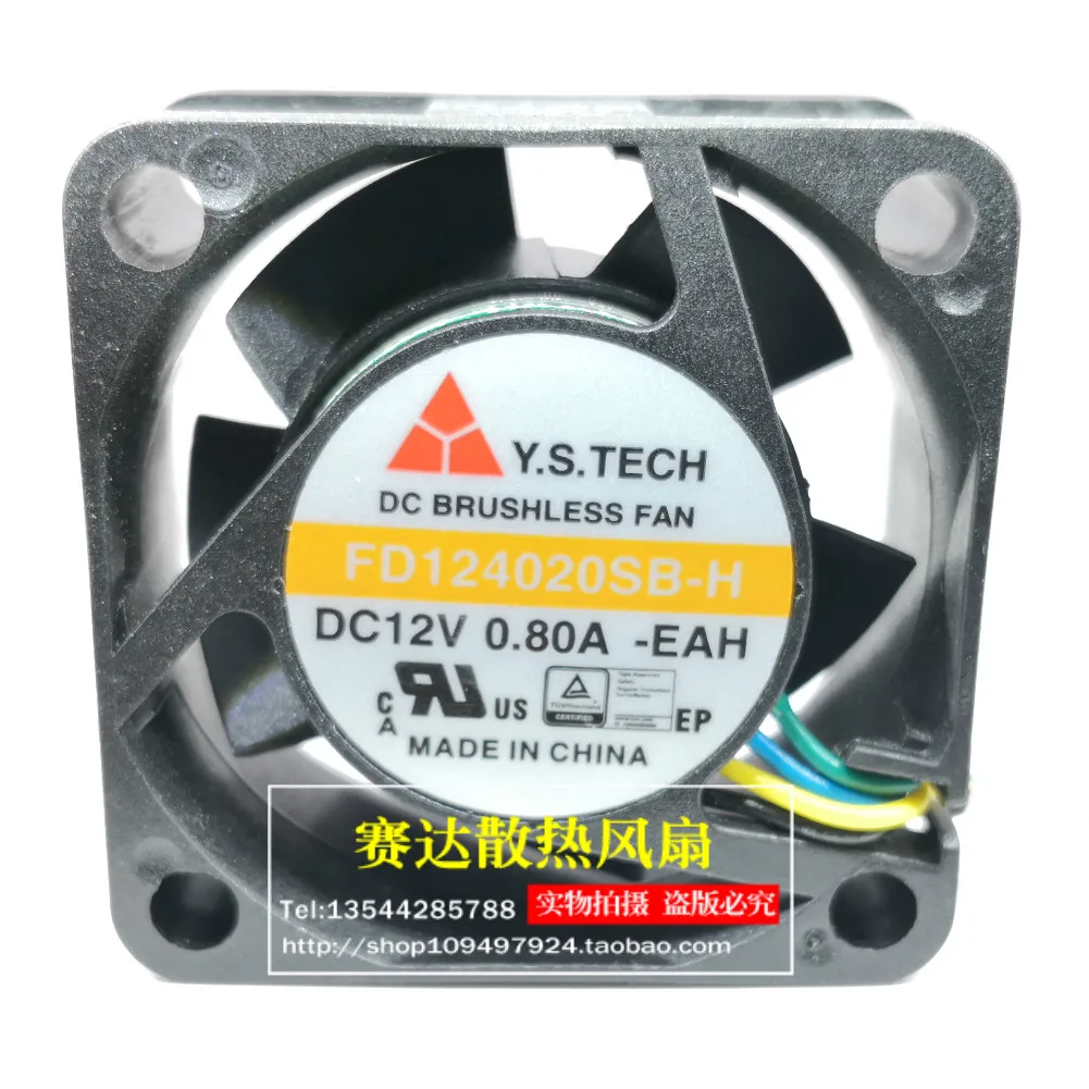 

Совершенно новый FD124020SB-H 4020 12 В 0,8 А четырехпроводной шаровой вентилятор с контролем температуры