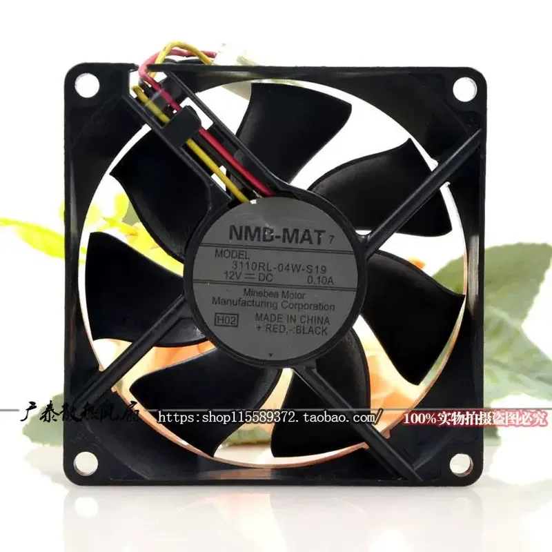 New Original Genuine NMB 3110RL-04W-S19 8025 DC12V 0.1A Projector Cooling Fan for Projectors