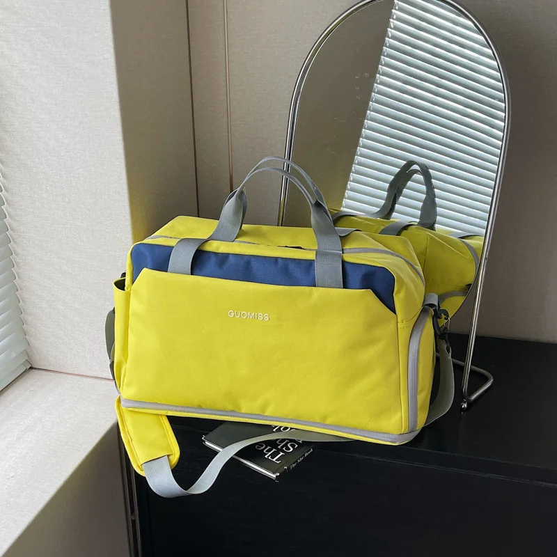 Travel Bags Short-distance Outings Light Casual Men and Women Portable Storage Duffel Bags Dry and Wet Separation Fitness Bags