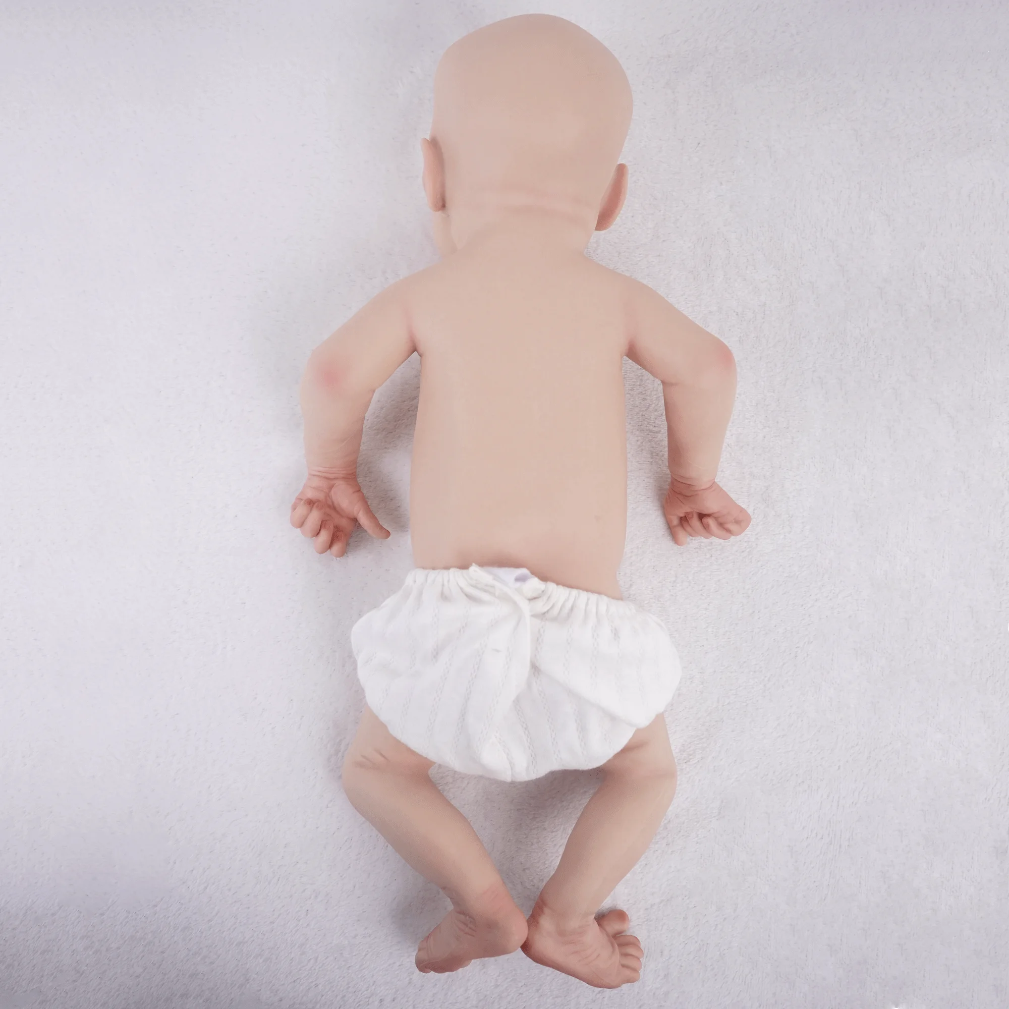 17,5-inch full body siliconen reborn baby meisje pop met levensechte pasgeboren baby huid zachte handgemaakte kinderpop cadeau speelgoed