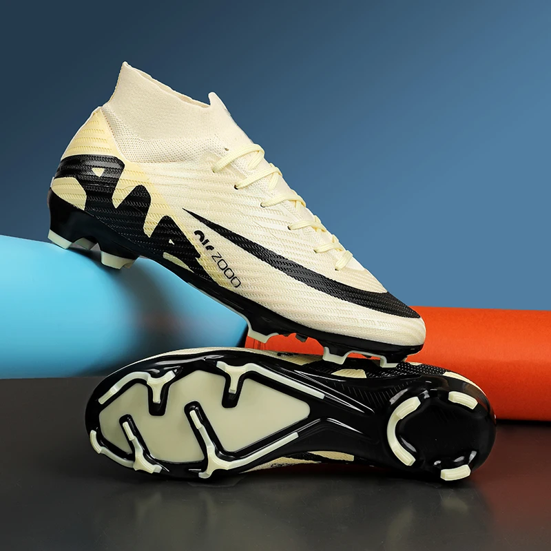 

TF/FG Men Soccer Shoes Cleats Society Futsal Sports Football Field Boots Ultralight Tenis Training Non Slip Women Football Shoes