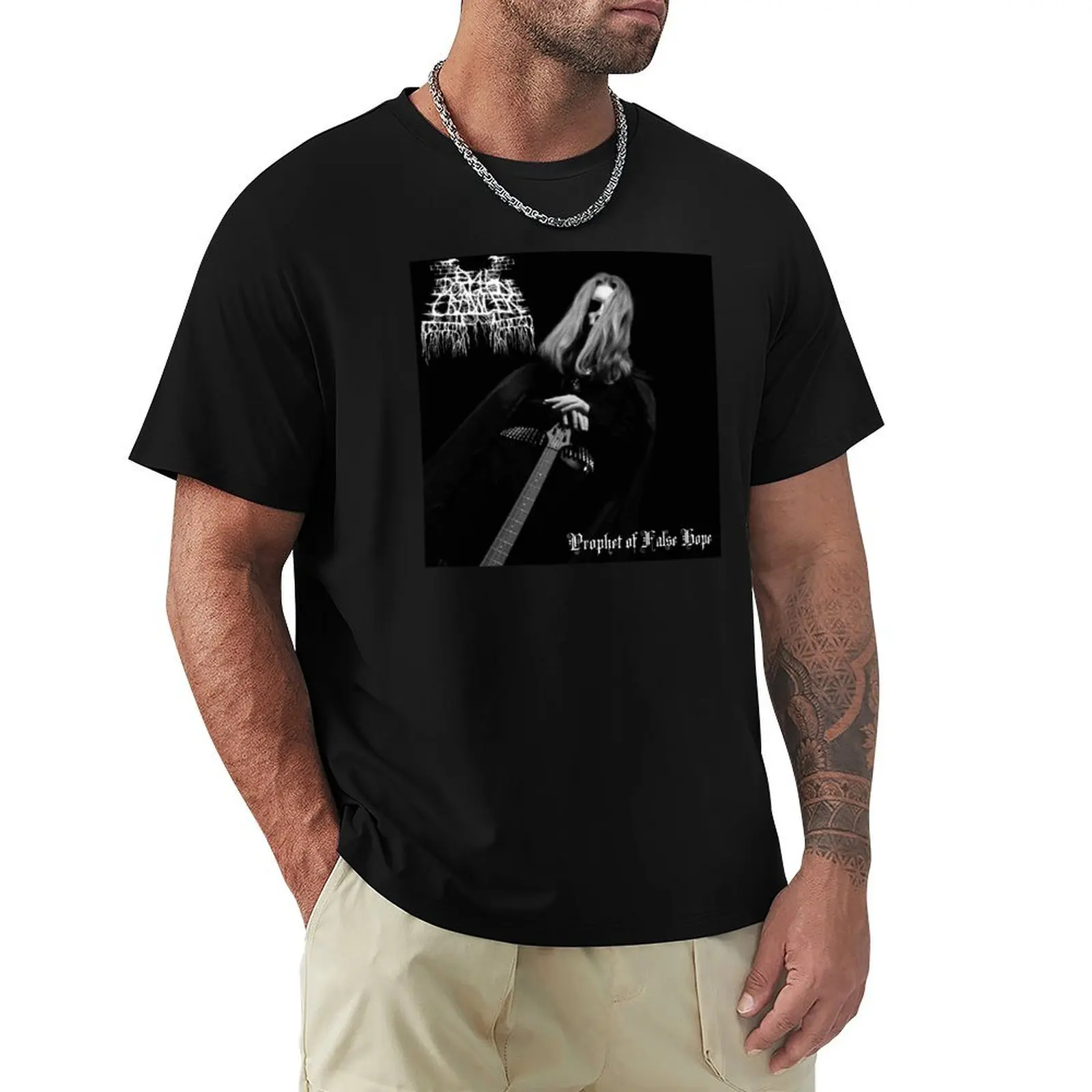 Prophet of False Hope Cover Art T-Shirt Casual Fashion Short Sleeve Cotton T-Shirt