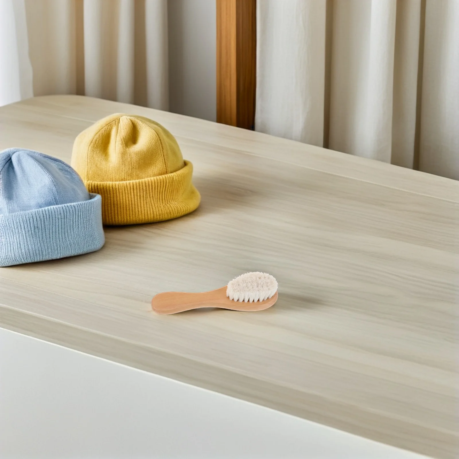 1 مجموعة فرشاة شعر الطفل مشط شعيرات صوف ناعمة لطيف مجموعة العناية بفروة الرأس الوليد الصغار بنين بنات فرشاة شعر مجموعة فرشاة أطفال #5