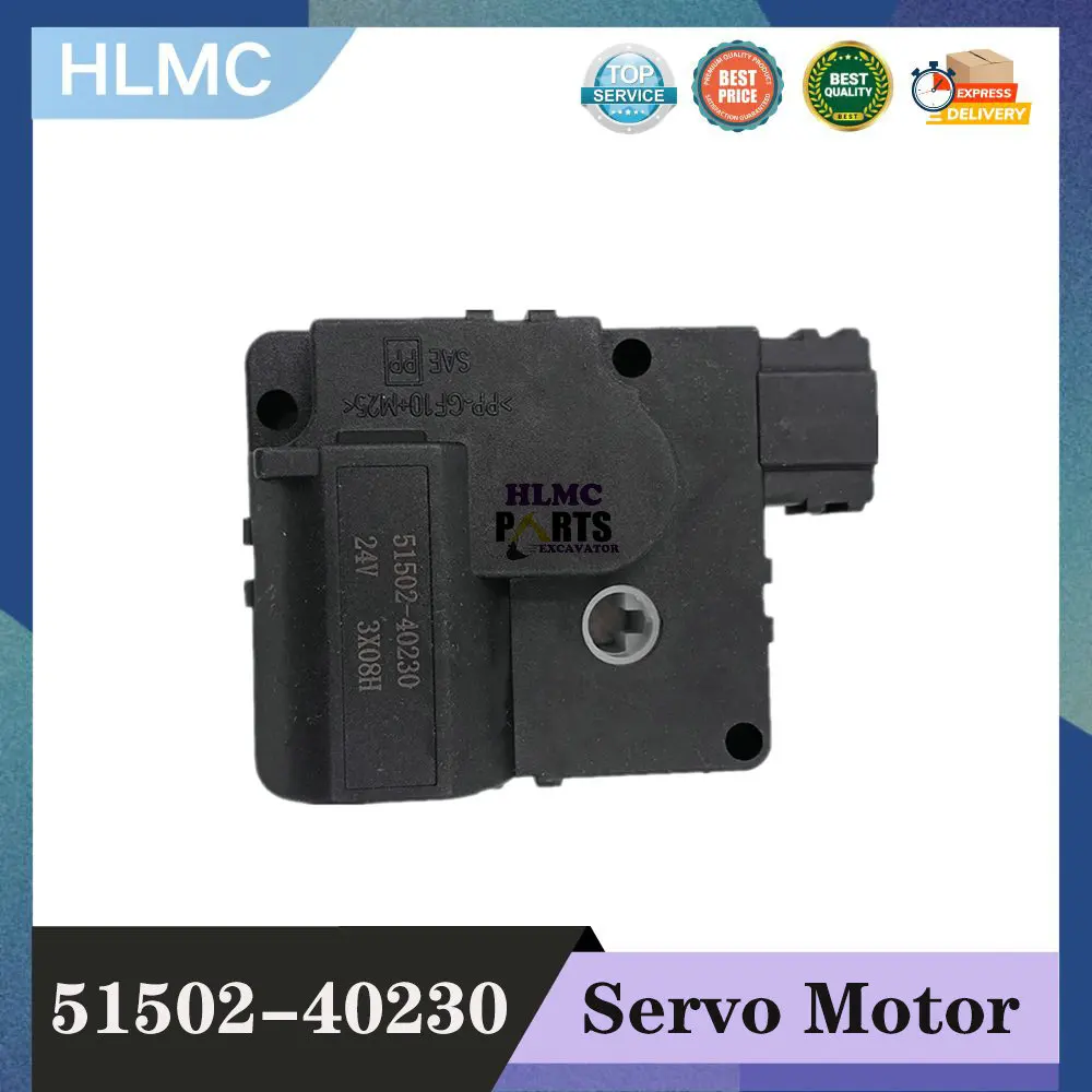 

24V 3X08H Excavator Air Conditioner Servo Motor for Kobelco SK200-8 5150240230 51502-40230