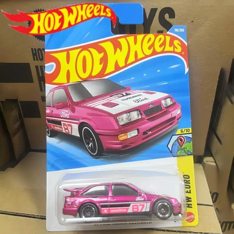

New Hot Wheels Super Treasure Hunt Series 2026E Case Ford Sierra Cosworth Die Casting Alloy Model Collection Car Toy Boy Gifts