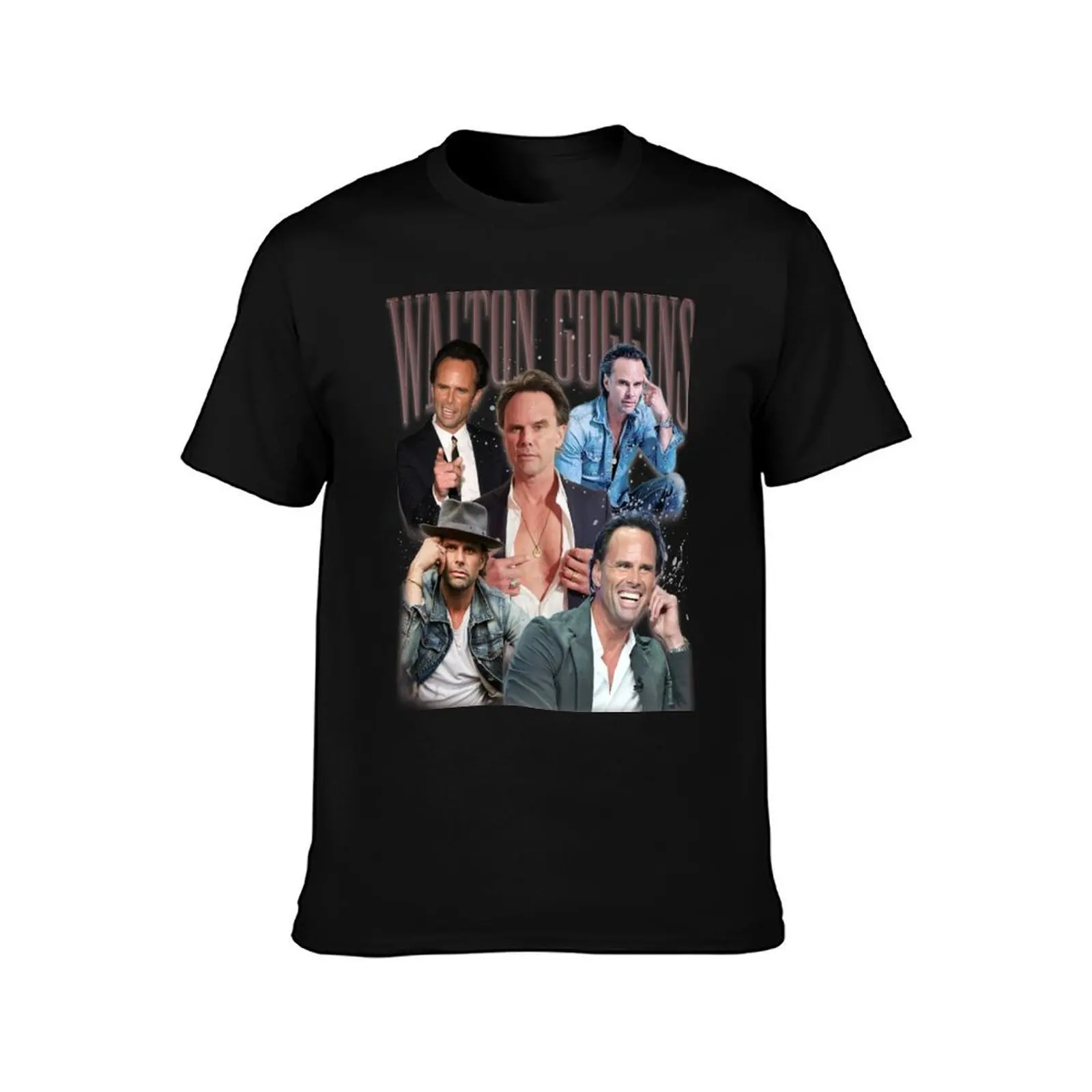 Walton Goggins T-Shirt Summer Casual Cotton Tee Oversized Streetwear Tops Vintage Graphic Print Loose Fit Short Sleeve