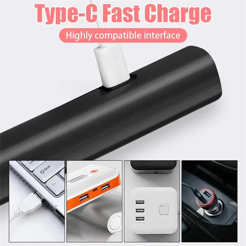 A76G-mini uv led lâmpada secador de unhas 365uv ultravioleta cura violeta luz usb recarregável detector de dinheiro lanterna luz mão b