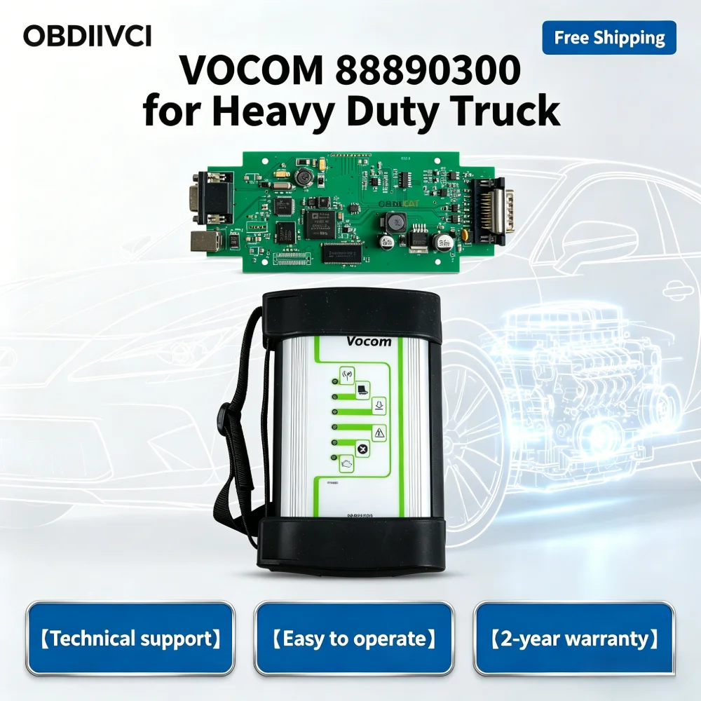 

OBDIIVCI-Heavy Duty Truck Diagnosis tool For Volvo Vocom 88890300 With SSD PTT V2.8.150 For Renault/UD Truck Diagnostic Tool