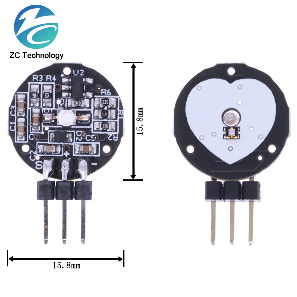 Pulse Sensor Kit for arduino Pulsesensor Heart Rate Module with Fitting