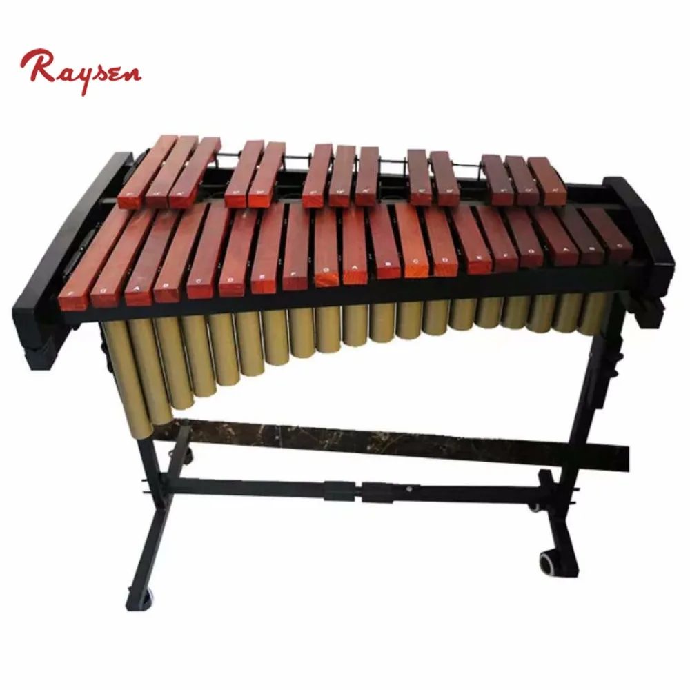 

Factory Supply African Instruments Wood Marimba 32, 37,44, 52 , 64 Tones
