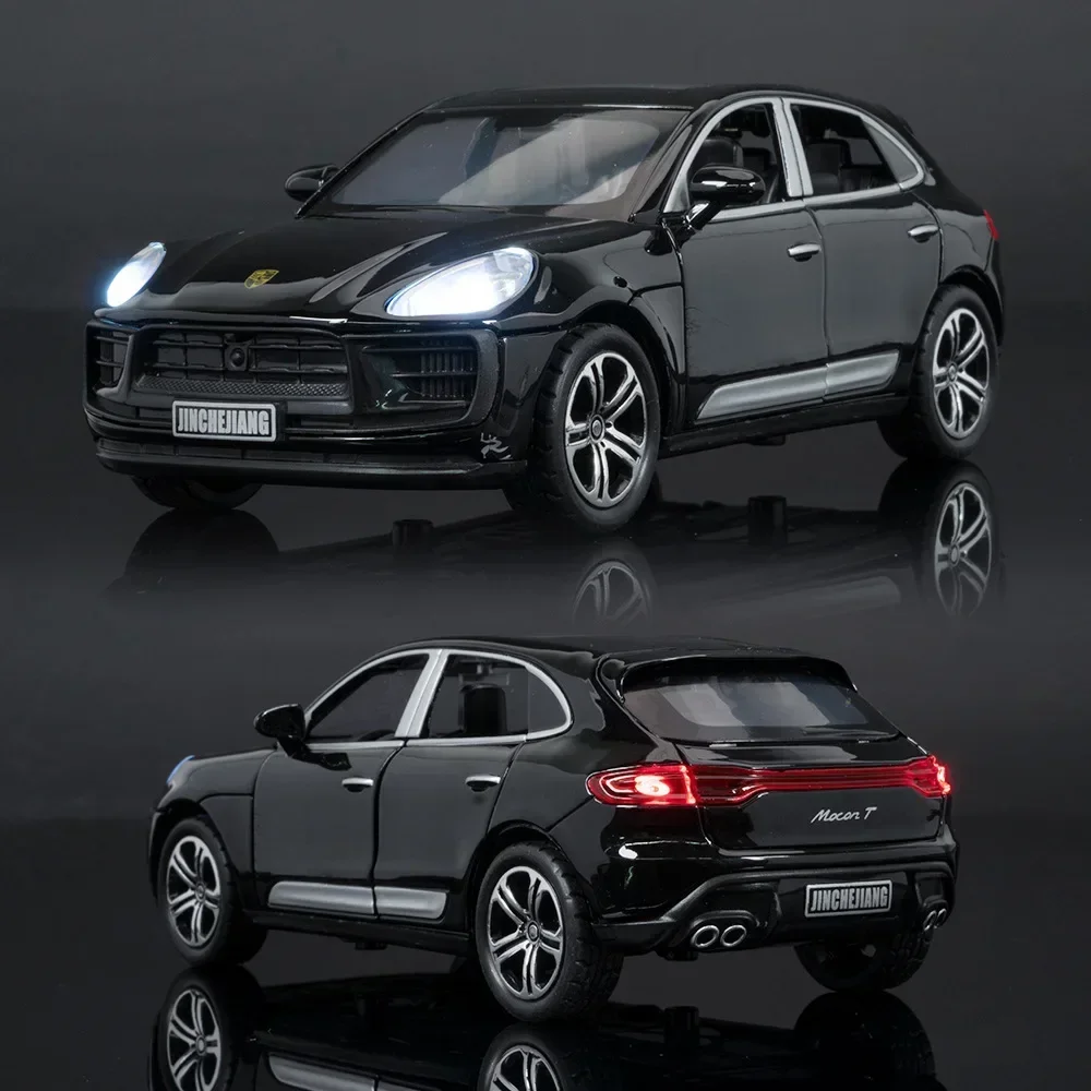 1:32 Porsche Macan Hoge Simulatie Diecast Metaallegering Model auto Geluid Licht Trek Collectie Kinderen Speelgoed Geschenken