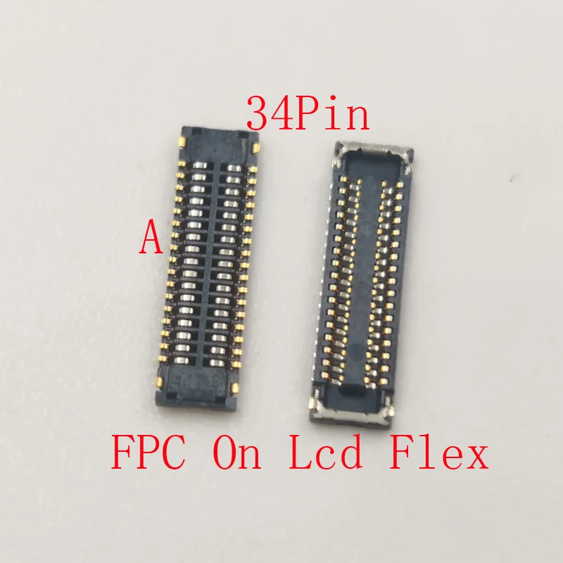 2-10Pcs Lcd Display Screen Plug FPC Connector For Samsung Galaxy SM-G531 G530 J2 Prime G532 G7102 G7106 G7109 G7105 G7108 34 Pin