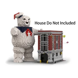 MOC New Ghostbustered Stay Puft Marshmallow Building Blocks Set  Large Scale Snowman Man Bricks Toys Children Birthday Kid Gifts