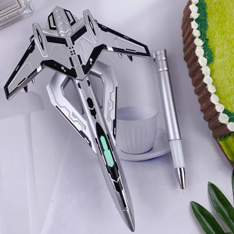 

Creative stationery aircraft neutral pen shadowless machine styling pen fighter jet luminous aircraft pens student pens