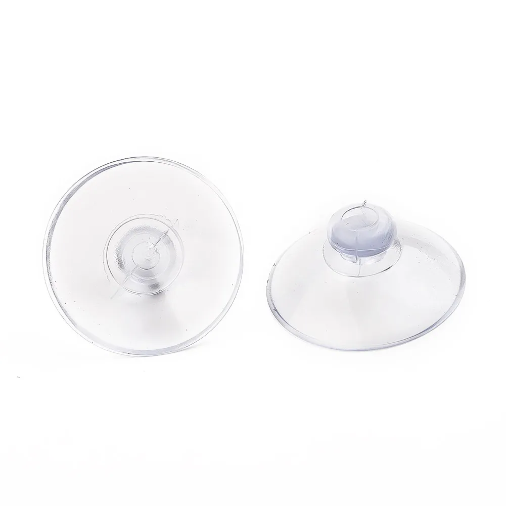 Hot Sale 10pcs Mushroom Head PVC Vacuum Strong Transparent Suction Cup Seamless Adsorption Storage Kitchen Daily Necessities