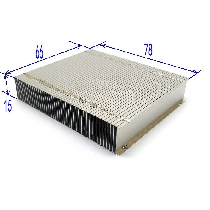 

Suitable for Nickel-plated All-aluminum Fins with A Thickness of 15mm, Aluminum Heat Sinks, Heat Pipe Fins 78 * 66 * 15mm