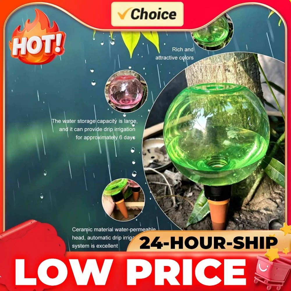 1/4pcs Plant Self Watering Globes Automatic Plant Watering Device 500ml Transparent Watering Bulbs for Outdoor Plants
