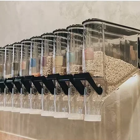 Ecobox Airtight Gravity Feed Dispenser Cereal Dispenser for Bulk Food