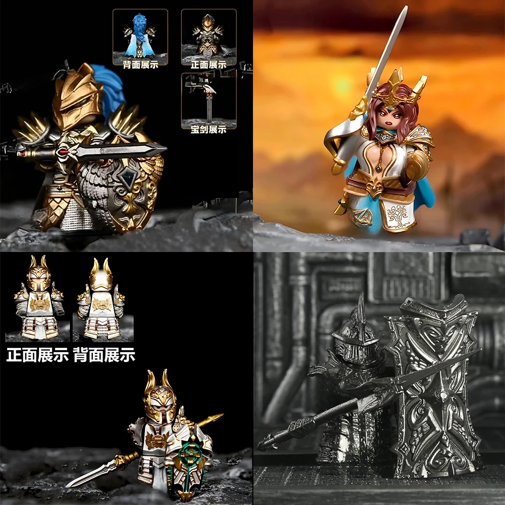 لعبة مكعبات بناء شخصيات فرسان الطاولة المستديرة الملك آرثر