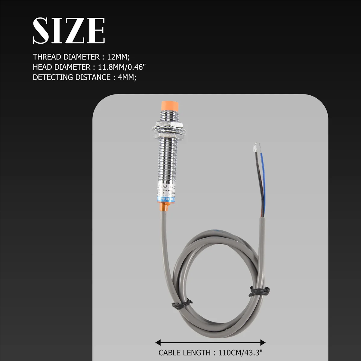 N235R سوبر DC6-36V 300mA NPN NO 3-سلك 4 مللي متر أنبوبي مستشعر القرب الاستقرائي التبديل LJ12A3-4-Z-BX